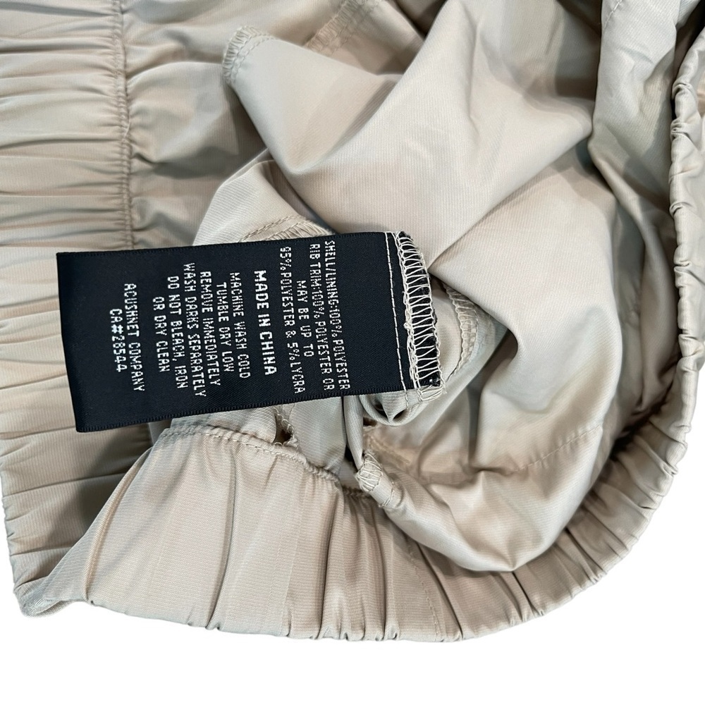 Foot Joy Golf Windbreaker Men’s Size Large V-Neck Beige activewear Beige - Picture 5 of 6